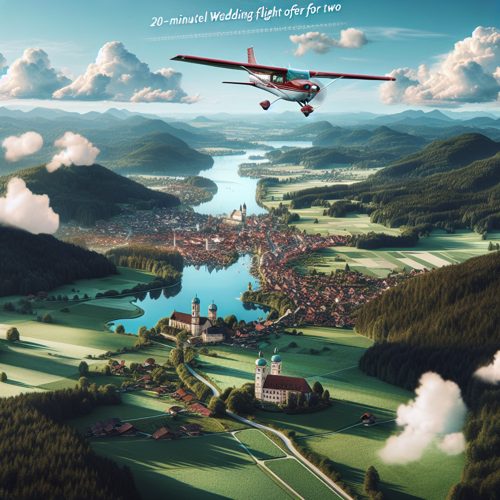 Hochzeits-Rundflug Coburg für 2 (20 Min.) Bayern ✓