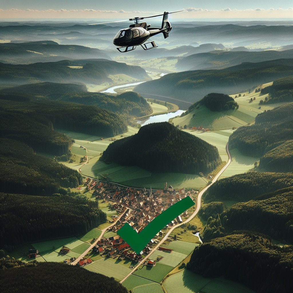 Hubschrauber Rundflug Suhl (30 Min.) Thüringen ✓