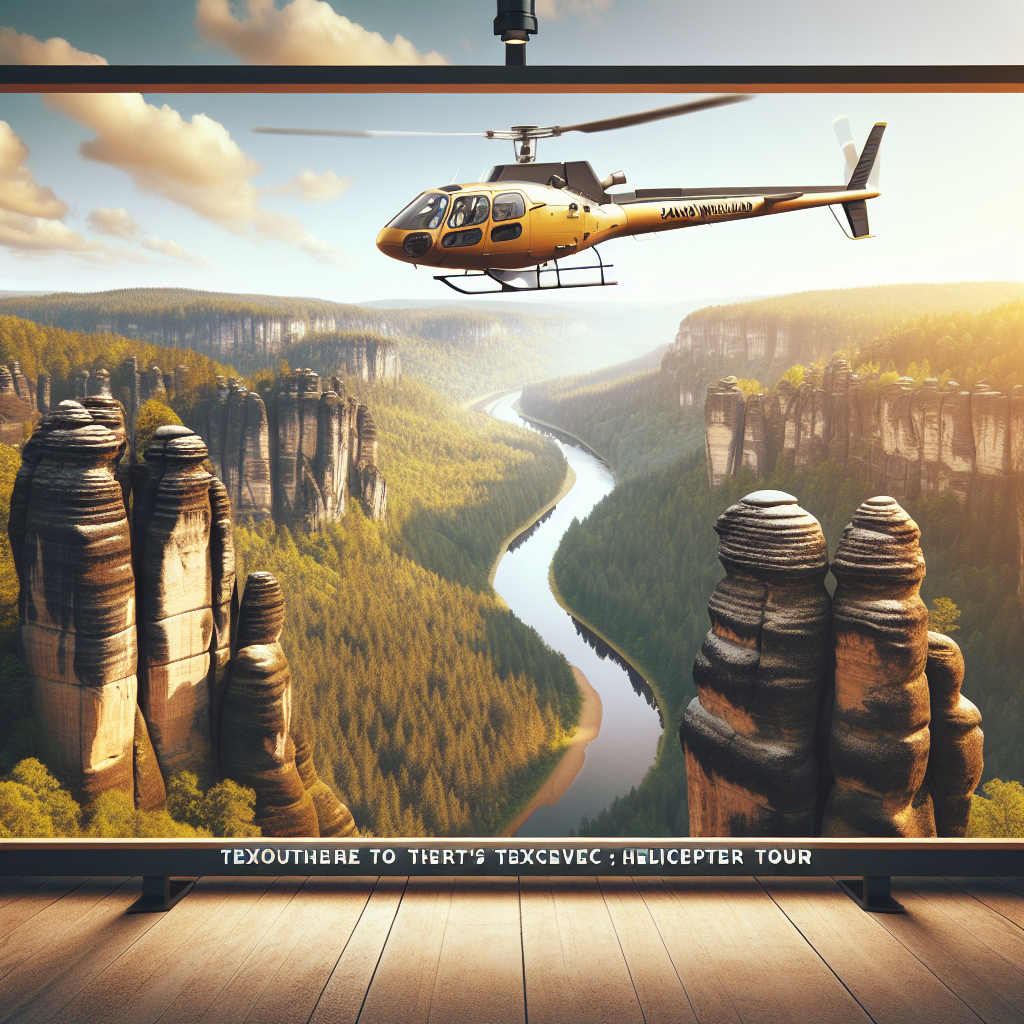 Hubschrauber-Rundflug über die Sächsische Schweiz in Kamenz