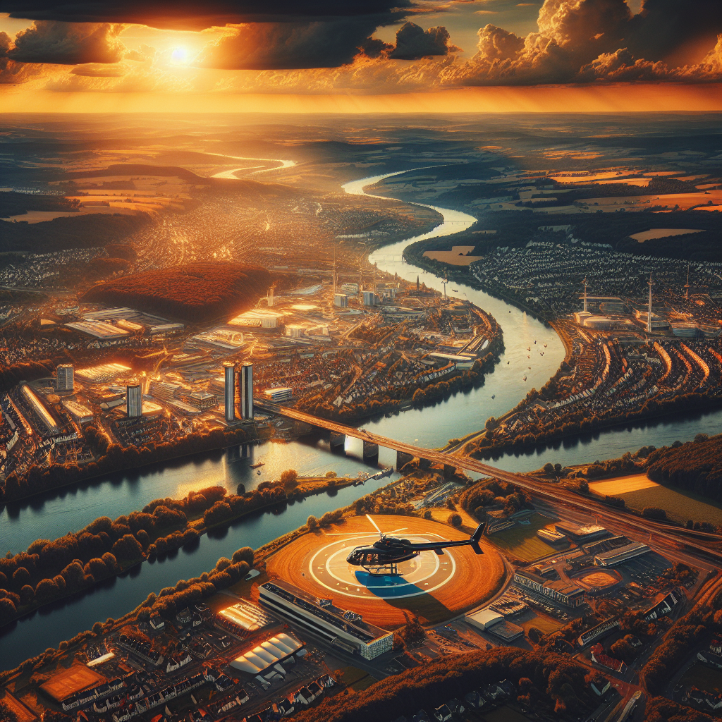 Hubschrauber Rundflug (20 Min.) Hannover in Porta Westfalica Nordrhein-Westfalen ✓