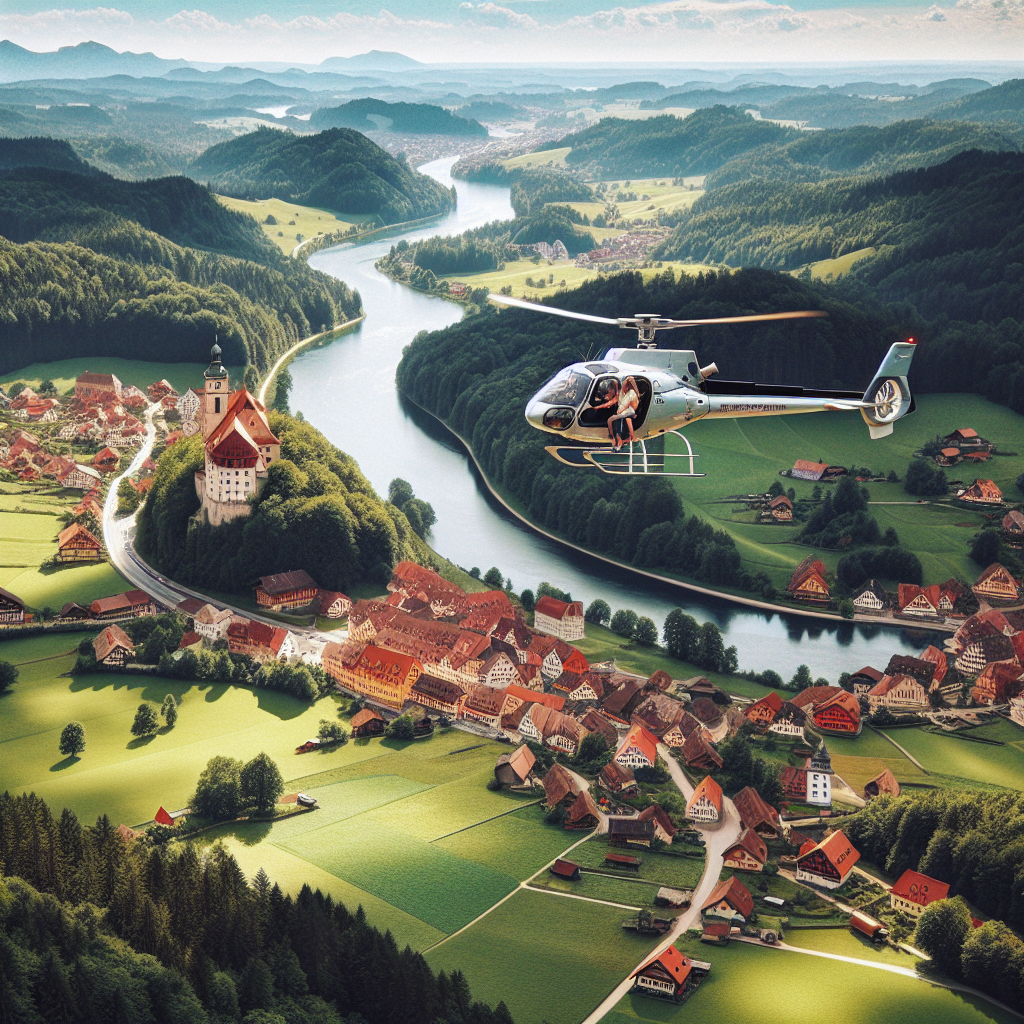 Romantik-Hubschrauber-Rundflug Ebern für 2 (20 Min.) Bayern ✓