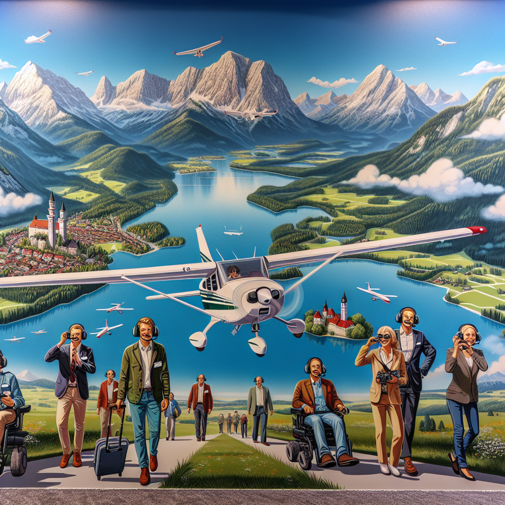 Alpenrundflug Augsburg Bayern ✓