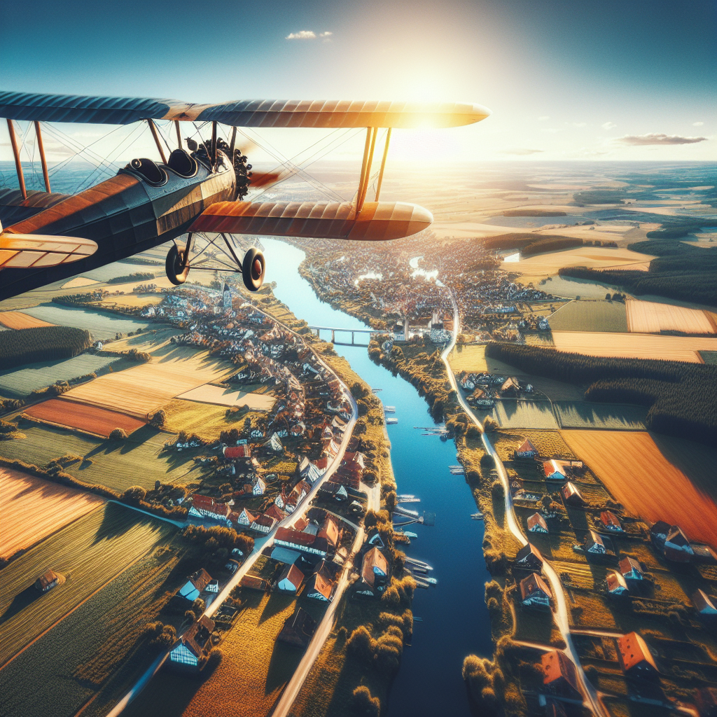 Doppeldecker Rundflug Marl Niedersachsen ✓